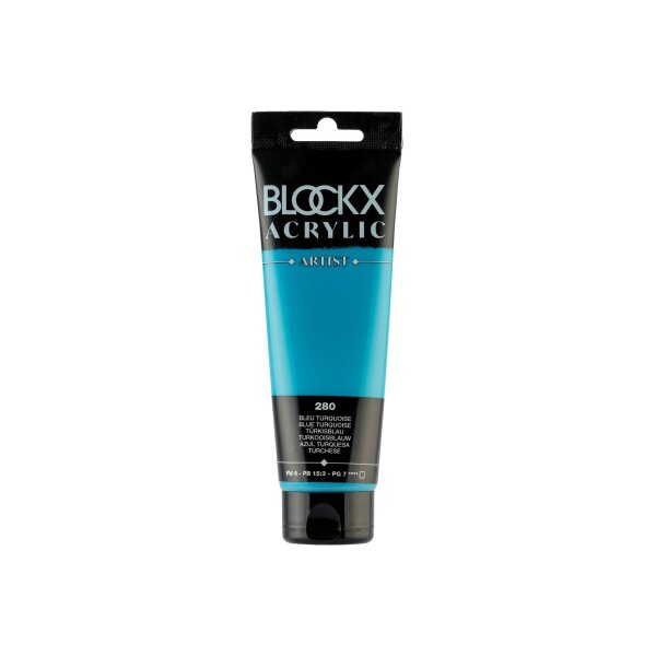 BLOCKX Peinture acrylique 120ml 60280BXC bleu turquoise
