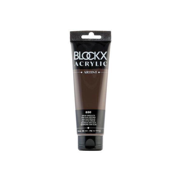 BLOCKX Peinture acrylique 120ml 60830BXC brun Van Dijk