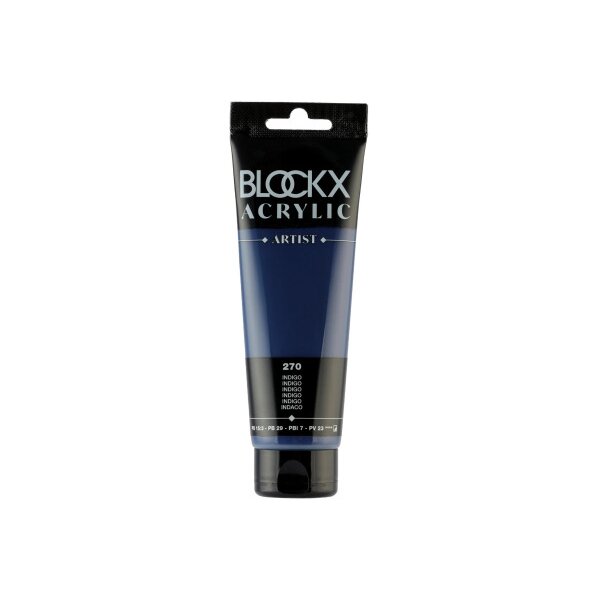 BLOCKX Peinture acrylique 120ml 60270BXC indigo