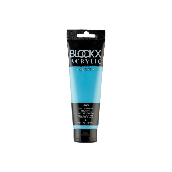 BLOCKX Peinture acrylique 120ml 60205BXC bleu azur clair