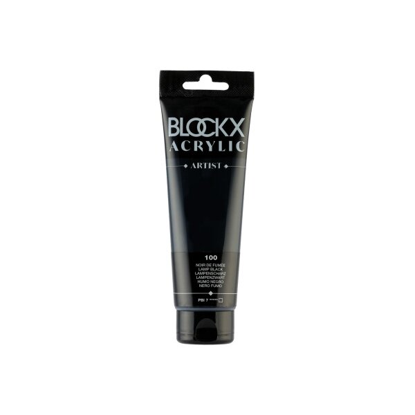BLOCKX Peinture acrylique 120ml 60100BXC noir lampe