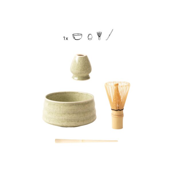 ESMEE Matcha Tee Kit DS-191845 Keramik 4-teilig