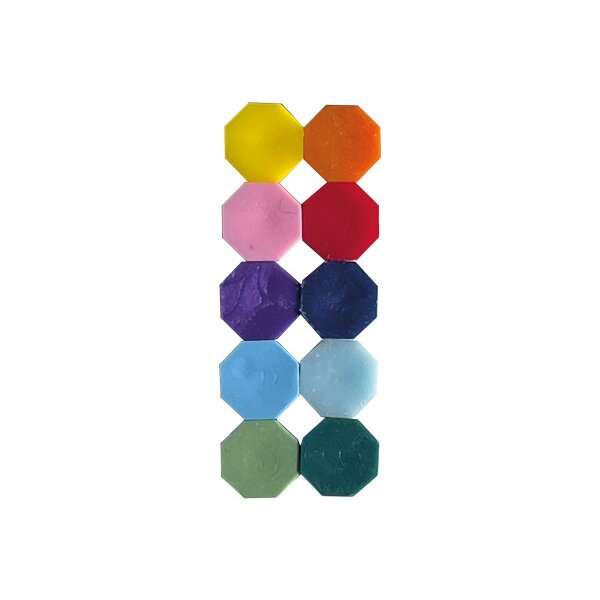 ALADINE Bo&icirc;te &agrave; cire 72497 multicolore 10 couleurs