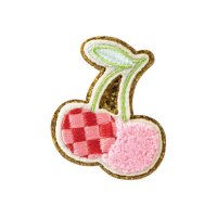 I AM CREATIVE Iron-On Patch 1214.08 Cerise 3 pièces
