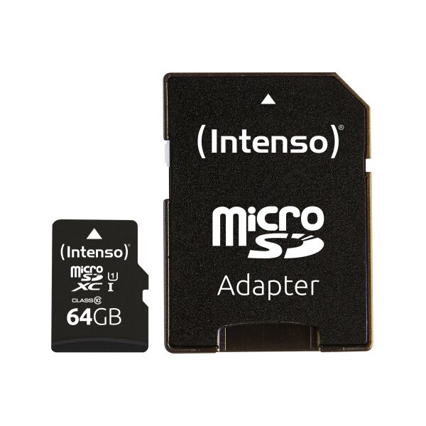 INTENSO Micro SDXC Card PREMIUM 3x64GB 3423593 incl. SD Adapter