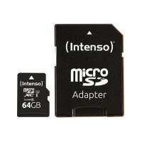 INTENSO Micro SDXC Card PREMIUM 3x64GB 3423593 incl. SD Adapter