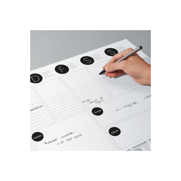 SIGEL Schreibunterlage Weekly 26/27 H6506 D/E/F/NL 30 Blatt 42x29.7cm