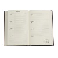 PAPERBLANKS Agenda Black Edition 2027 DD1801-9 1S/2P HOR Maxi HC AL 13.5x21cm