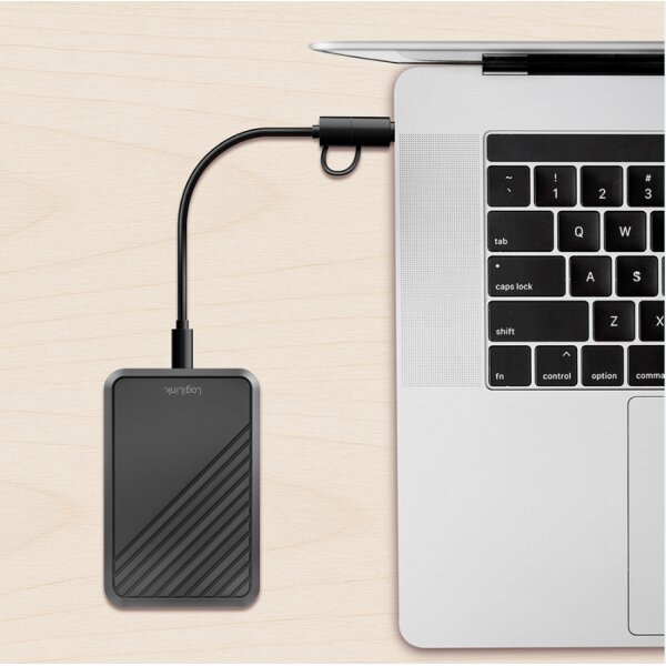 LogiLink Bo&icirc;tier pour disque dur SATA 2,5, USB 3.2 Gen1