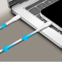 LogiLink USB 2.0 Kabel, USB-C - USB-C, 0,3 m, weiss