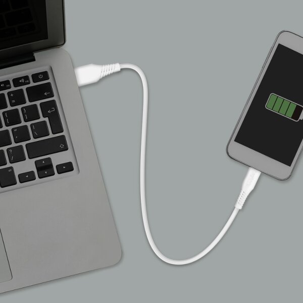 LogiLink USB 2.0 Kabel, USB-A - USB-C, 1,5 m, weiss