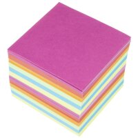 kangaro Zettelboxeinlagen, 90 x 90 mm, 700 Blatt, sortiert