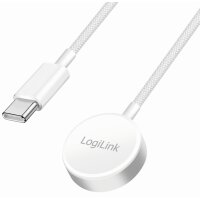 LogiLink Smartwatch-Induktions-Ladekabel für Apple,...