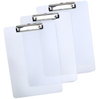 RAPESCO Klemmbrett, DIN A4, PP, transparent-blau