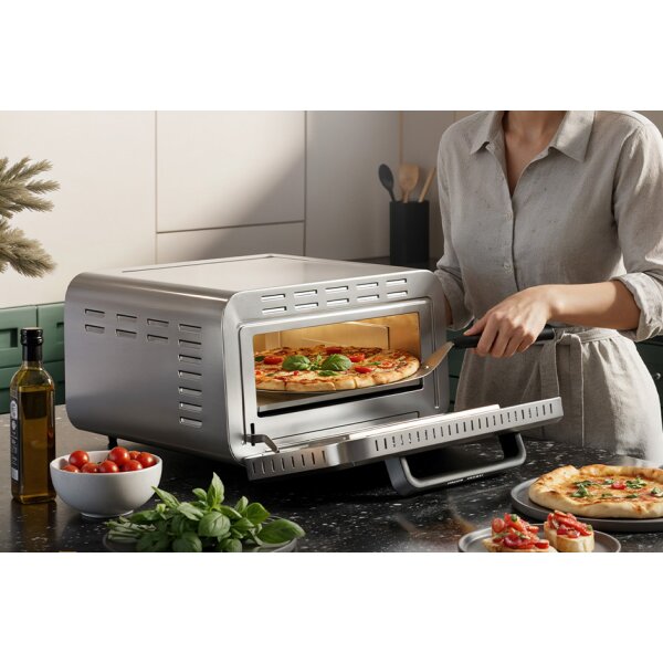 PROFI COOK Pizza-Ofen PC-PO 1323, Edelstahl