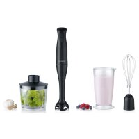 SEVERIN Kit mixeur plongeant SM 3762, noir mat