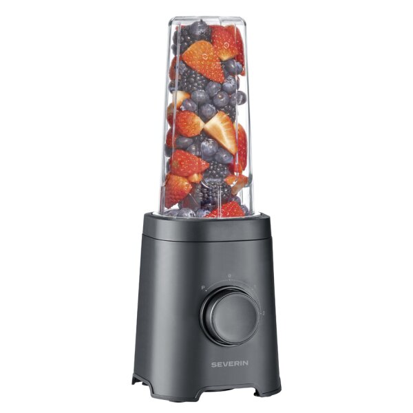 SEVERIN Smoothie-Maker SM 3743, 300 Watt, schwarz matt