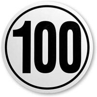 IWH Panneau de limite de vitesse, 100 km/h,...