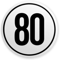 IWH Panneau de limite de vitesse, 100 km/h,...