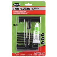 Slime Kit anti-crevaison Tyre Plug Kit, 8 pièces