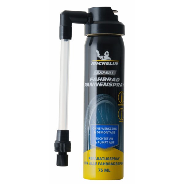 MICHELIN Spray anti-crevaison Expert, 75 ml