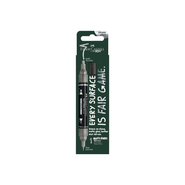 FABER-CASTELL Acrylmarker 1-3mm 185961 Mirror Chrome