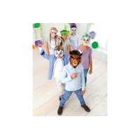 FOLIA Kindermasken Grusel 23239 6 Formen ass.