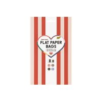 FOLIA Papierbeutel 42129 Stripes Classic, ass. 8 Stück