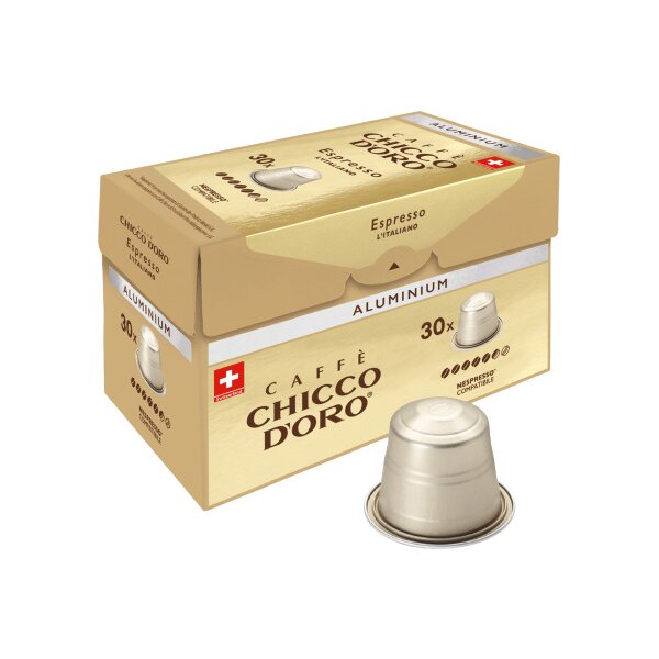 CHICCO DORO Kaffeekapseln Alu 806411 Espresso litaliano 30 Stk.