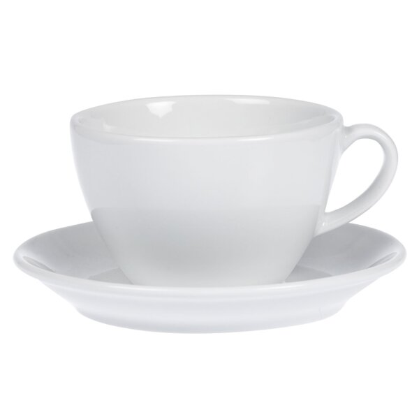 Esmeyer Milchkaffee-Tassen BISTRO, 6er Set, weiss
