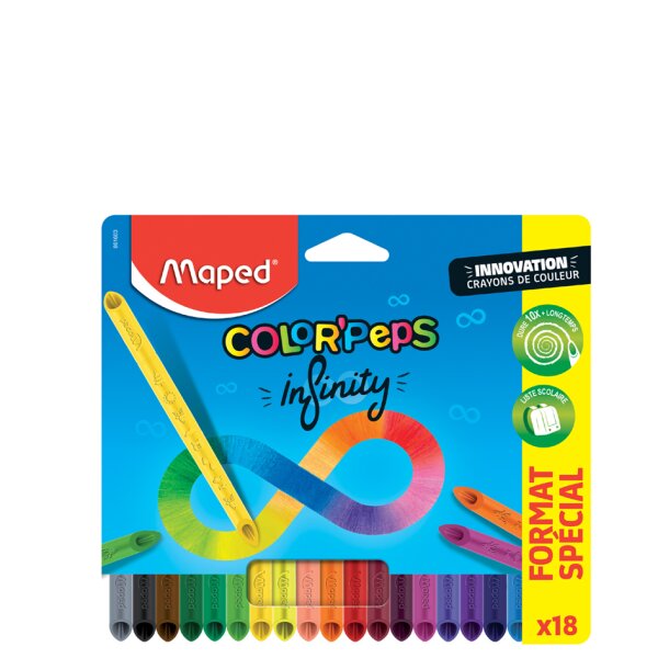 Maped Crayon de couleur COLORPEPS INFINITY, étui de 36