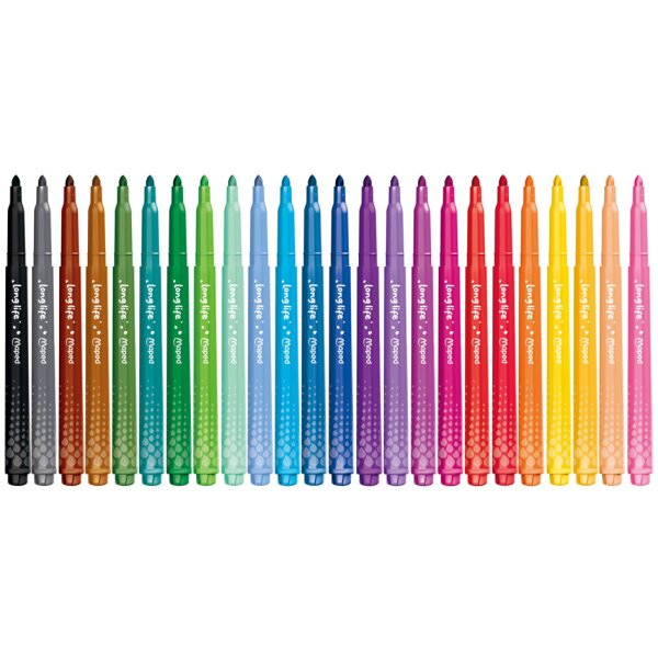 Maped Fasermaler COLORPEPS Long Life 2, 12er Kartonetui