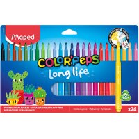 Maped Fasermaler COLORPEPS Long Life 2, 12er Kartonetui