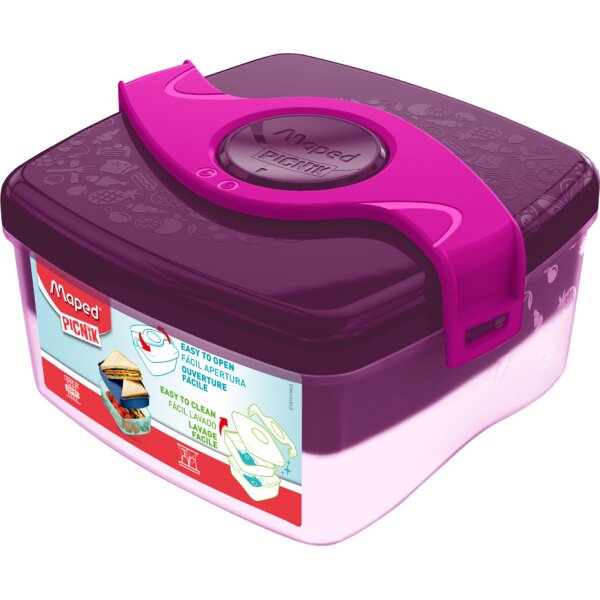 Maped PICNIK Brotdose ORIGINS LUNCH-BOX, 1,4 l, pink orange