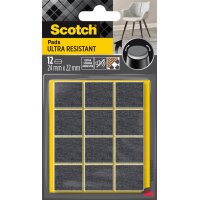 Scotch Extrembeständige Filzgleiter, 24 x 22 mm, grau