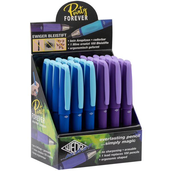 WEDO Ewiger Bleistift "Pointy Forever Edition", 24er Display
