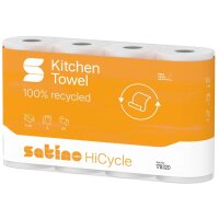satino by wepa Küchenrolle HiCycle, 3-lagig, hochweiss