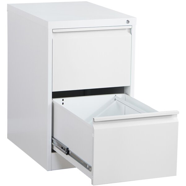 phoenix Aktenschrank FC1002GBK, 2 Schubladen, hellgrau blau