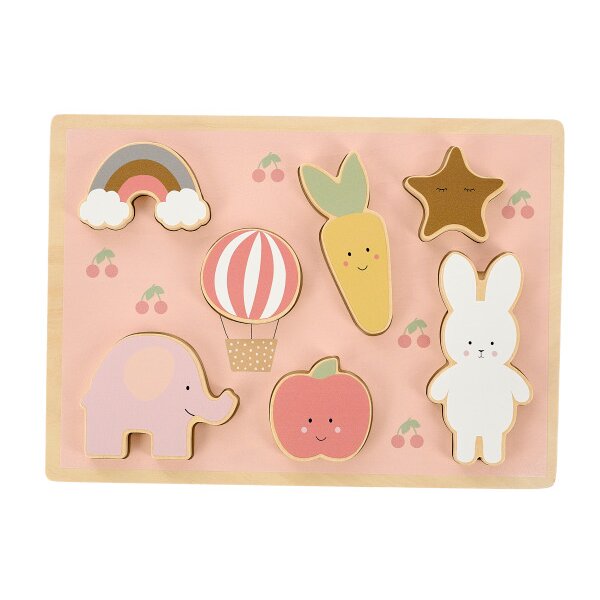 JABADABADO Puzzle Hase & Freunde 21x29cm T337