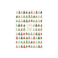 ABC Carte de Noël B6 17559 De nombreux petits sapins