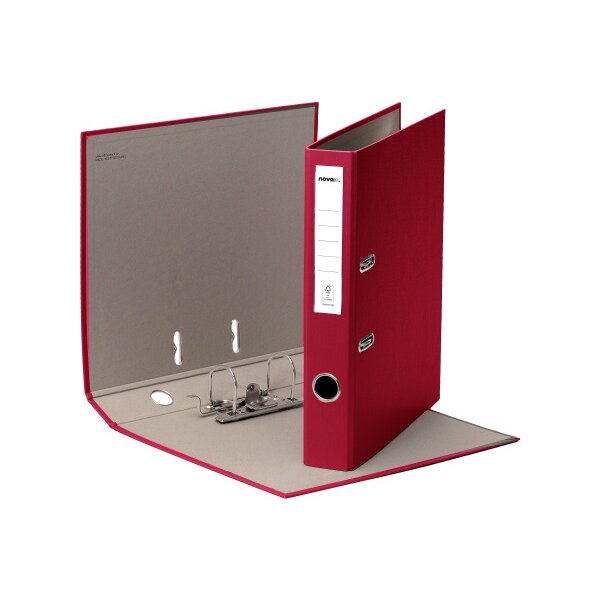 NOVOOO Pro Ordner 4cm 10349447NO1U weinrot A4 10 Stück