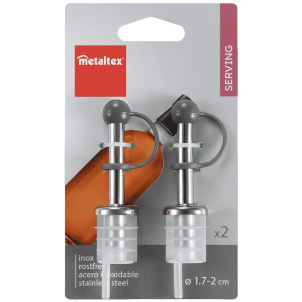 metaltex Bec verseur, inox, set de 2