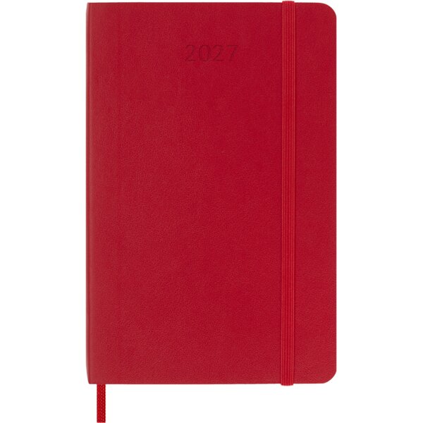 MOLESKINE Taschenkalender 2027, Wochen, P A6,Softc., hellrot