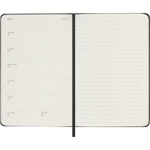 MOLESKINE Agenda de poche 2027, P/A6, hardcover, noir