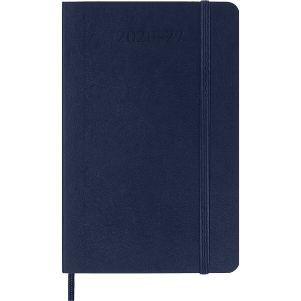 MOLESKINE Taschenkalender 2026 2027, 18 Monate, P A6, blau