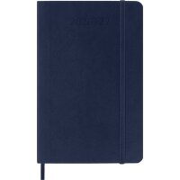 MOLESKINE Taschenkalender 2026 2027, 18 Monate, P A6, blau