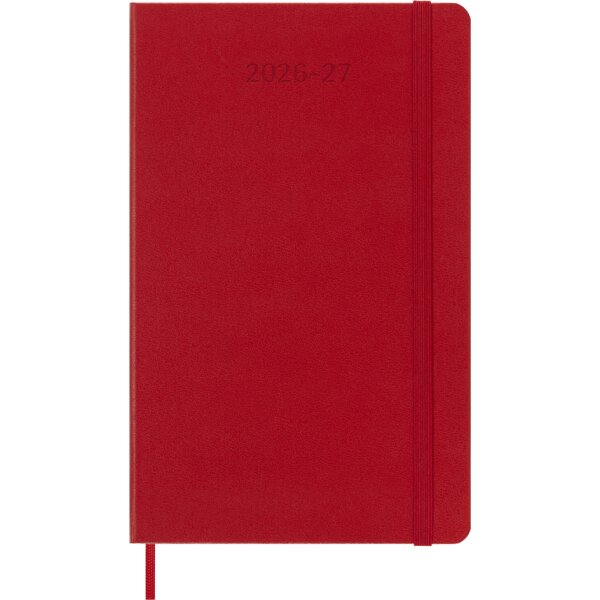 MOLESKINE Buchkalender 2026 2027, 18 Monate, L A5, blau