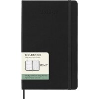 MOLESKINE Buchkalender 2026 2027, 18 Monate, L A5, blau