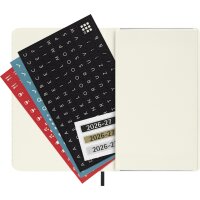 MOLESKINE Taschenkalender 2026 2027, 18 Monate, P A6,schwarz