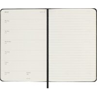 MOLESKINE Taschenkalender 2026 2027, 18 Monate, P A6,schwarz